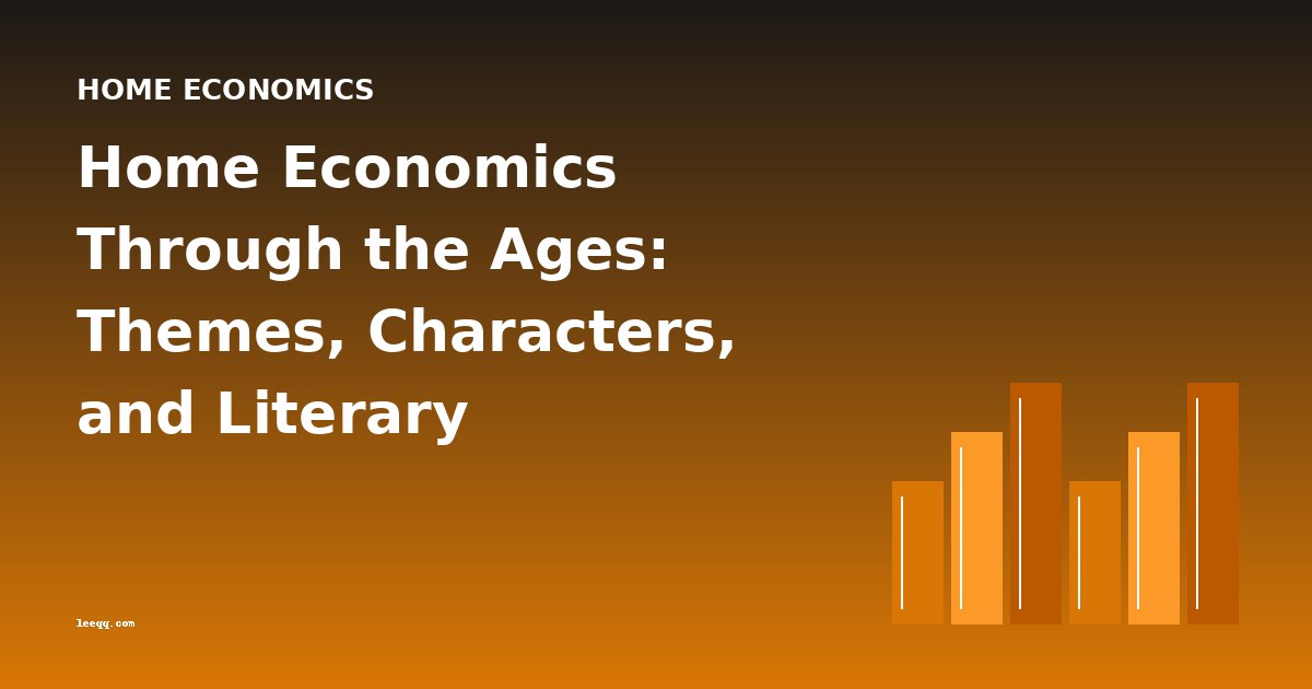 Home Economics Through the Ages: Themes, Characters, and Literary Movements in Classic Cookbooks