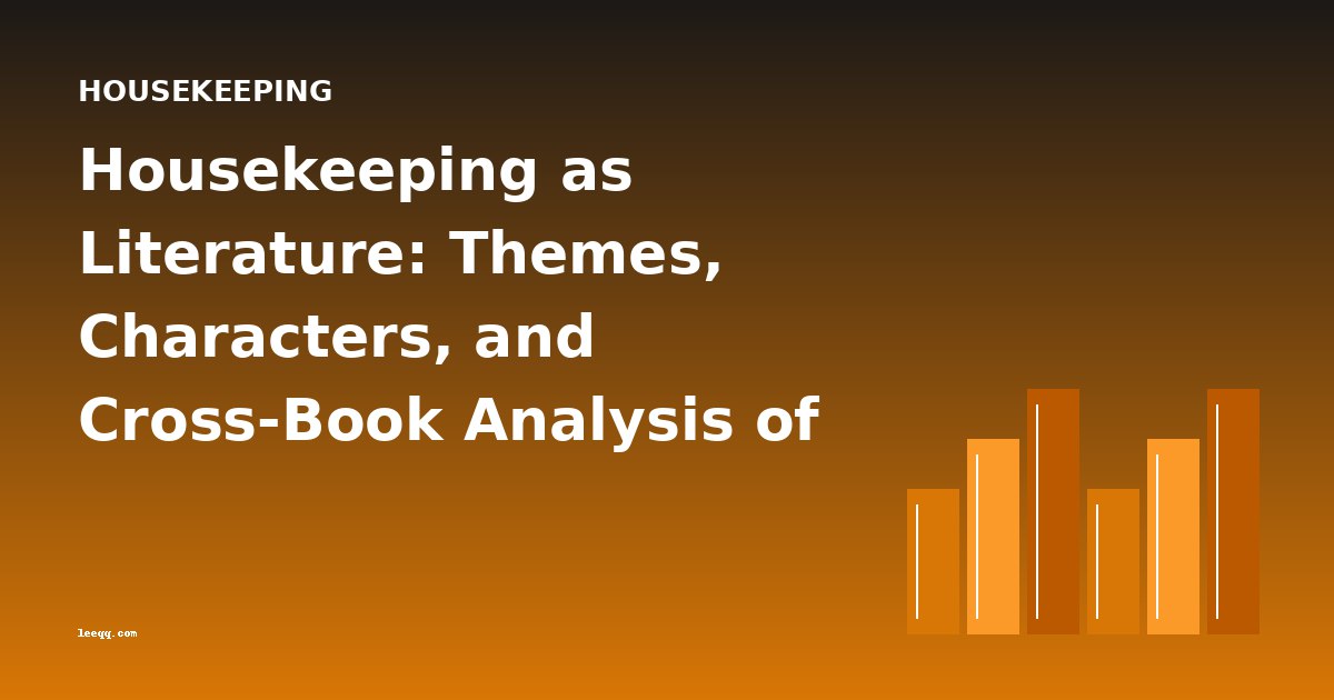 Housekeeping as Literature: Themes, Characters, and Cross-Book Analysis of Domestic Manuals