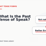 What Is the Past Tense of Speak?