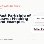 Past Participle of Leave: Meaning and Examples