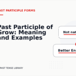 Past Participle of Grow: Meaning and Examples