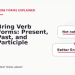 Bring Verb Forms: Present, Past, and Participle