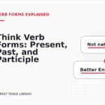 Think Verb Forms: Present, Past, and Participle