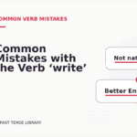 Common Mistakes with the Verb ‘write’
