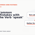 Common Mistakes with the Verb ‘speak’